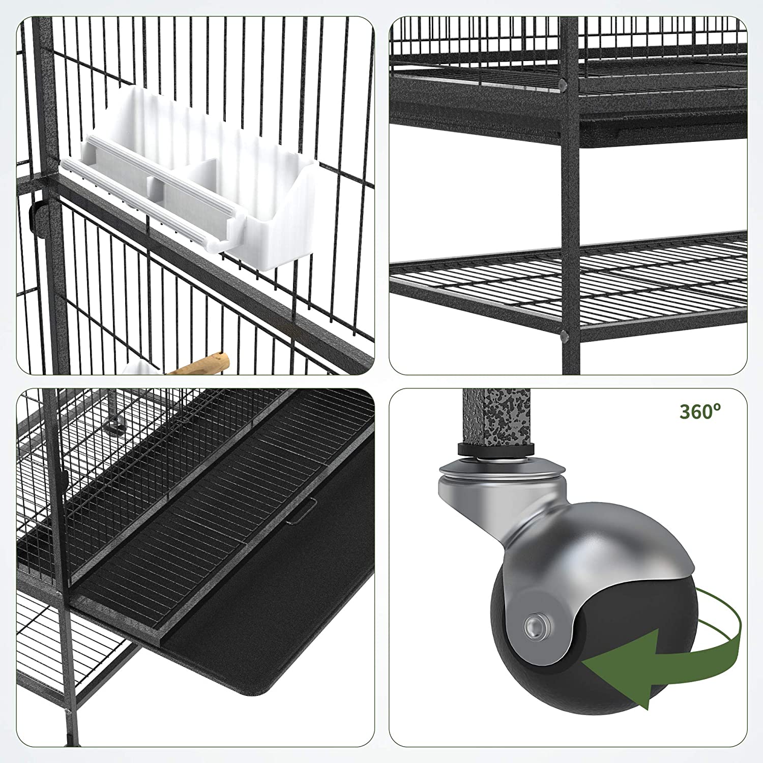 Parrots cage